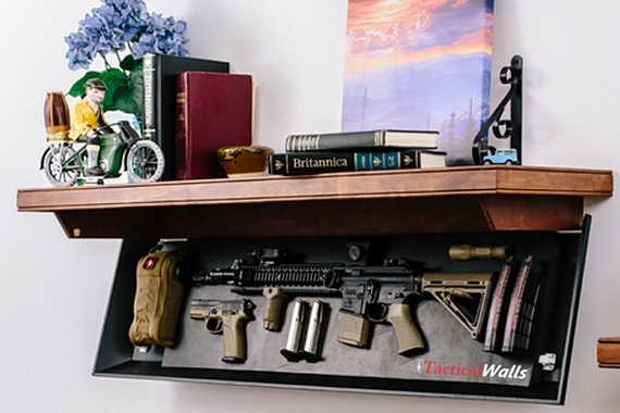 learn to make this DIY wall gun safe at http://guncarrier.com/conceal-weapons-diy-gun-safes