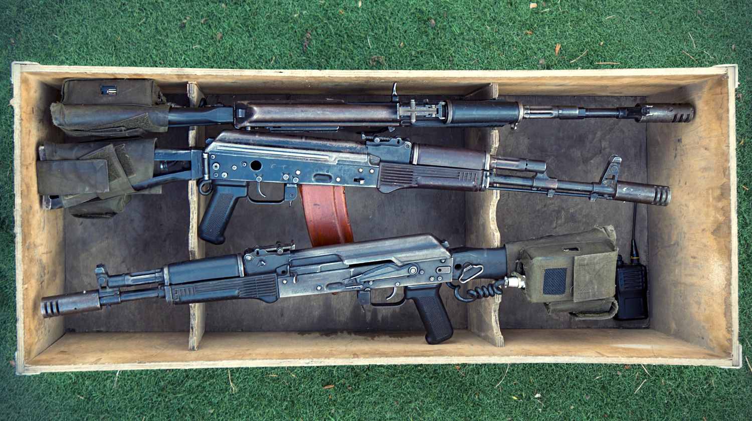 Feature | Assault rifles in a wooden box | DIY Gun Safes: How To Hide Your Weapons In Plain Sight