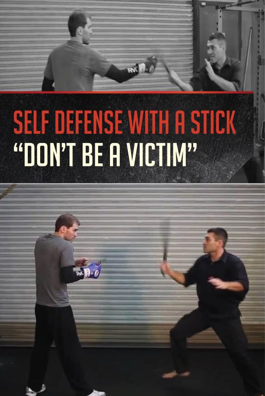 VIDEO: Knife Attack Defense with a Stick | Self Defense Tactics | Gun ...