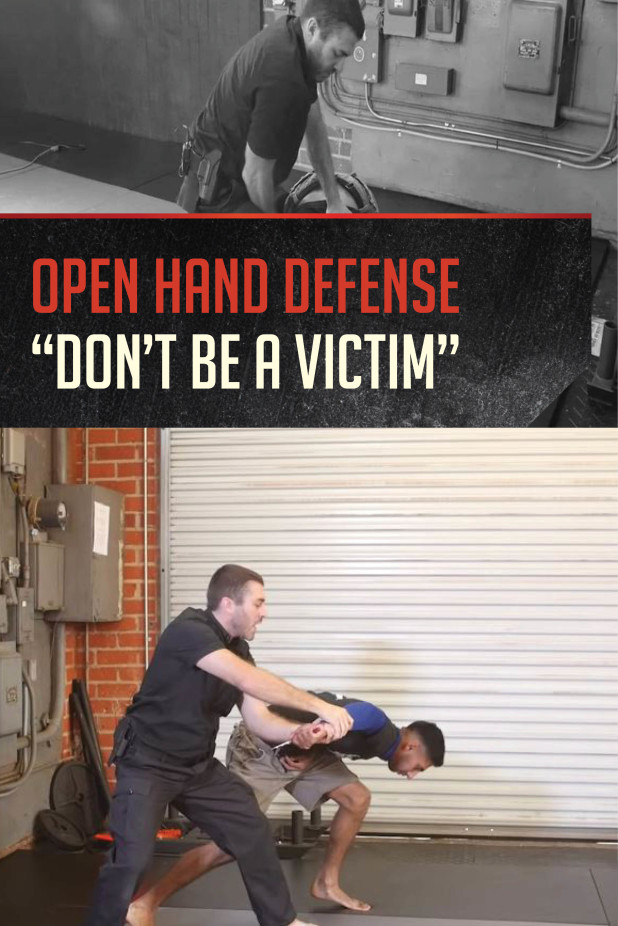 VIDEO: Open Hand Defense Against Frontal Knife Attack | Self Defense ...