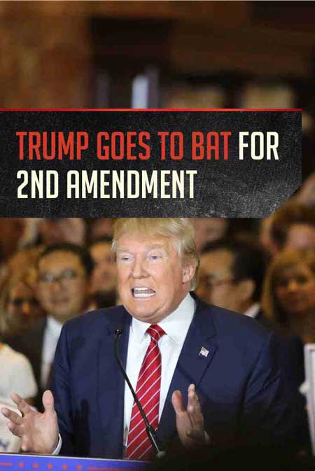 Presidential Candidate Donald Trump Defends Second Amendment