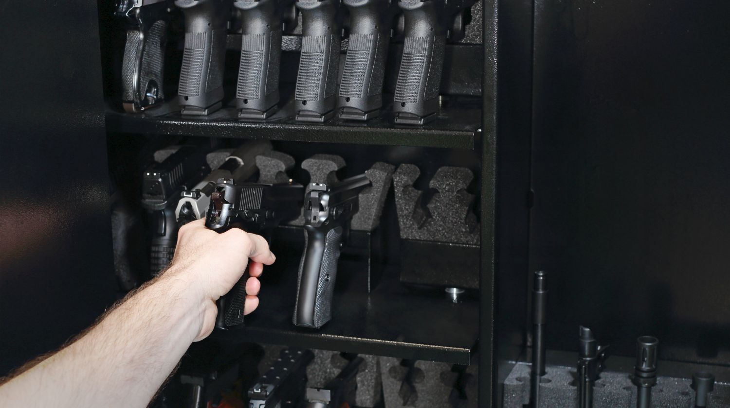 Feature | Guns in storage wardrobe | Gun Storage | How To Hide Your Gun Safe