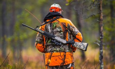 Hunter in Fall hunting