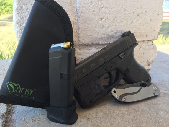 glock 42 with sticky