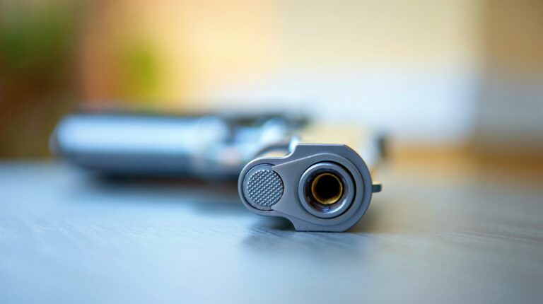 Featured | Close up of gun barrel on the wooden table | AR-15 Barrel Install | Tips & Tricks