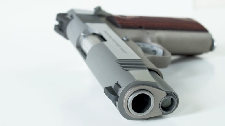 colt 1911 commander on table | Handgun Reviews: The Colt Lightweight Commander | colt lightweight commander | colt lightweight commander review | Featured