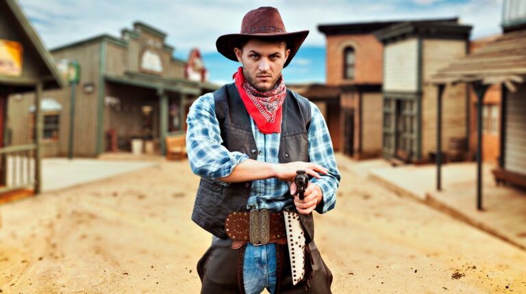 Featured | Cowboy with revolver, gunfight in texas country | The Real Science Behind A Gunfight