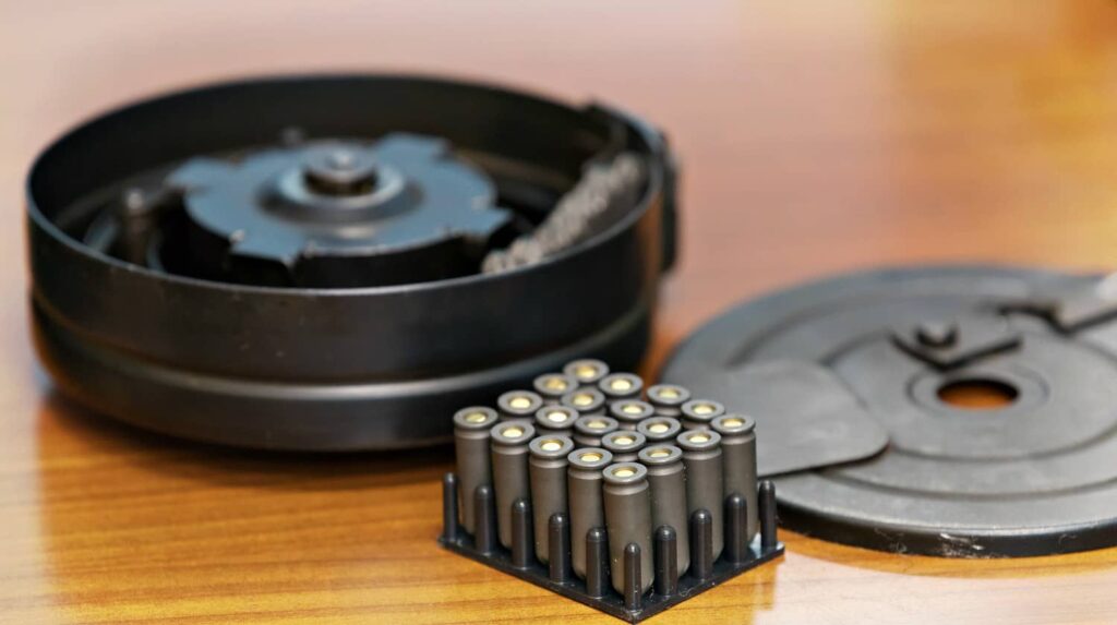 Featured | A drum clip with ammunition from machine gun PPSh-41 | KCI USA AK47 Korean Mags Explained