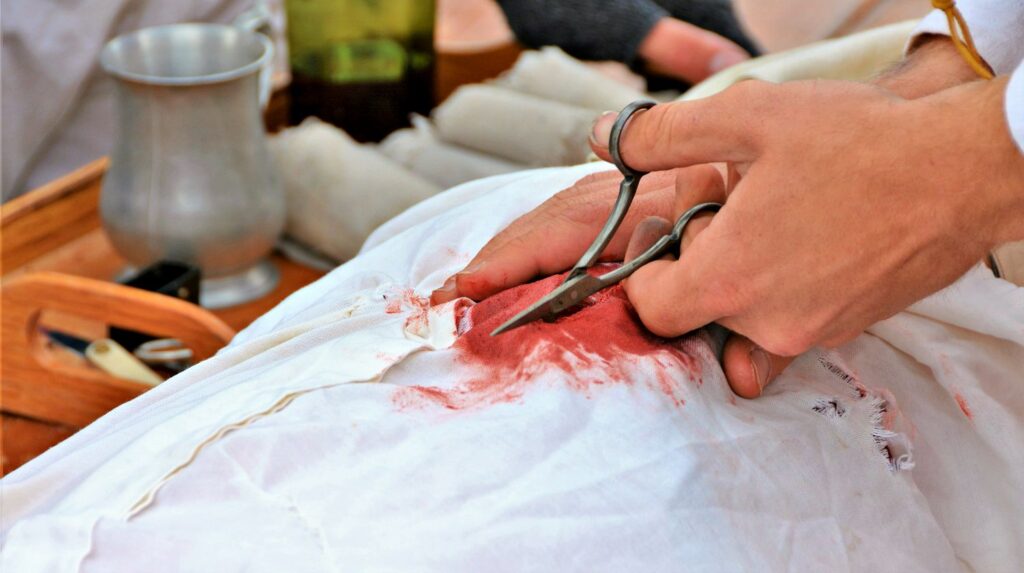 Emergency war surgery reenactment | How To Treat A Gunshot Wound: Part 2 | Featured
