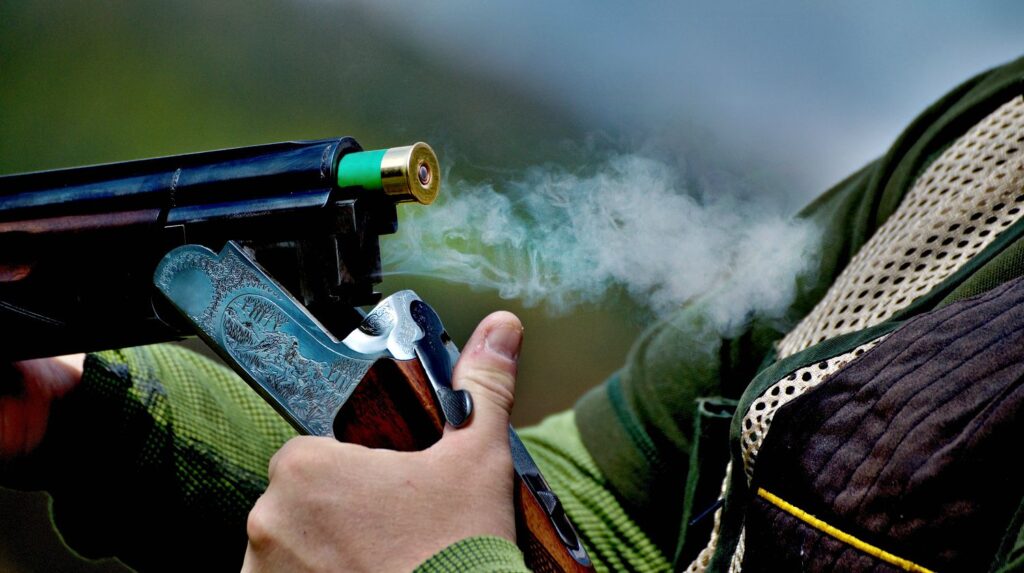 Shotgun throwing its shell | Stoeger Coach Supreme | Gun Carrier Shotgun Reviews | Featured