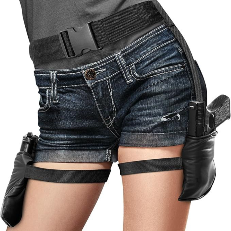 garter belt with gun holster IngeSight.Z Sexy Goth Heart Elastic Band Leg Thigh Chain for Women Pun main image 1