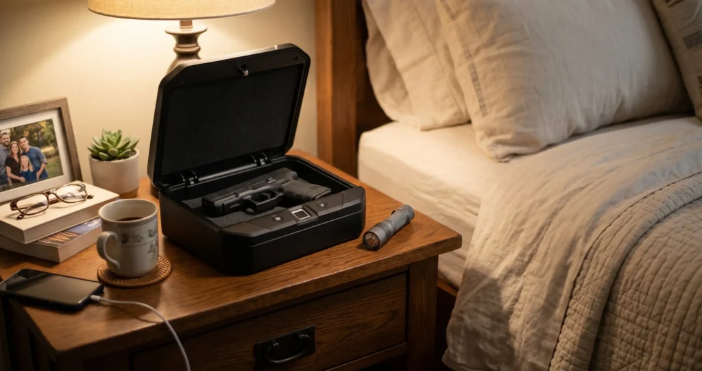 Bedside Handgun Safe